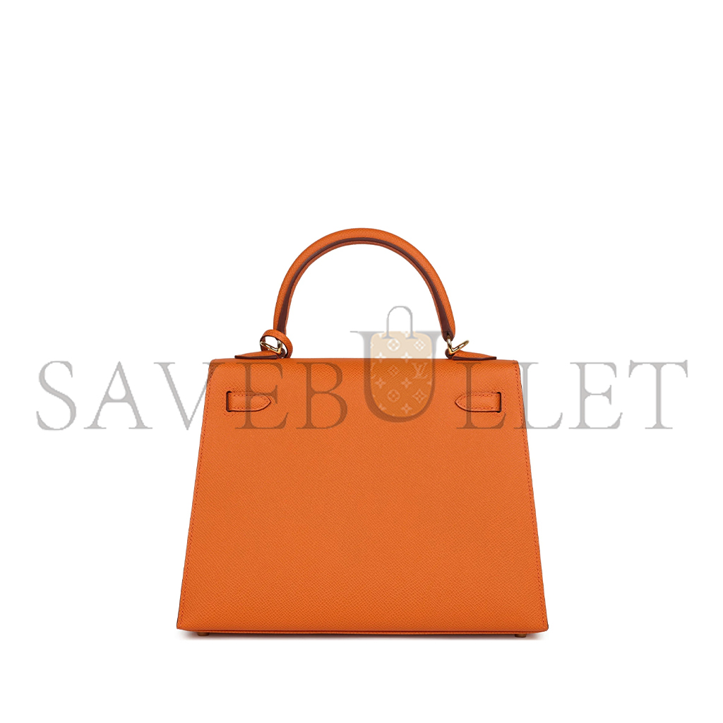 HERMÈS KELLY 25 ORANGE EPSOM (25*17*7cm)